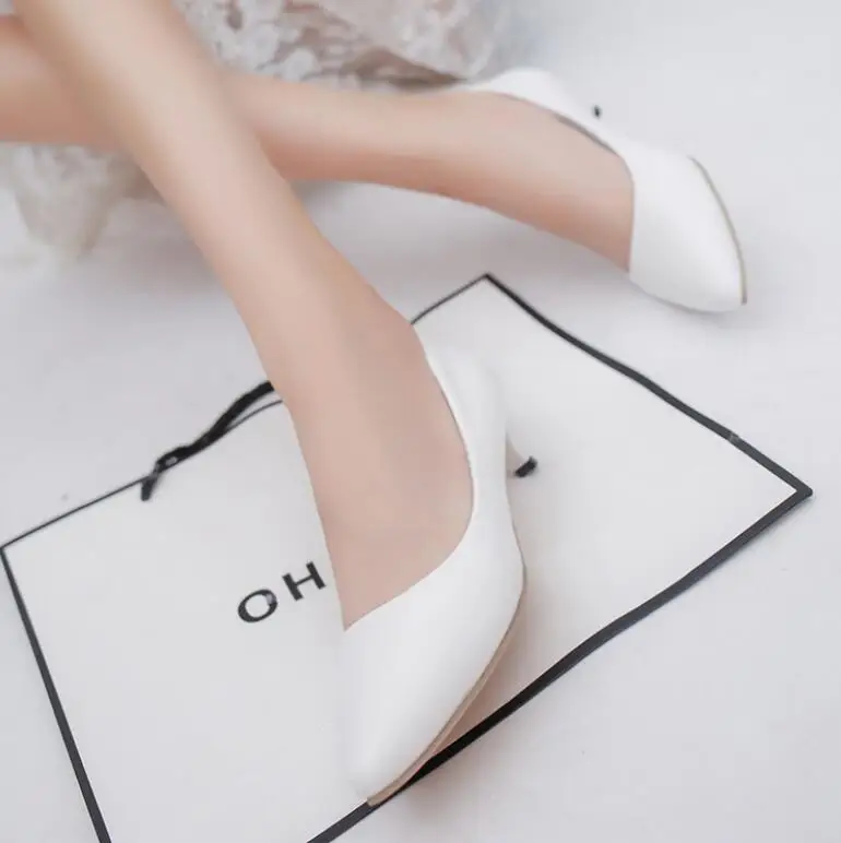 SMONSDLE 2019 new shoes women's four seasons low heel shallow mouth casual single tooling women | Обувь