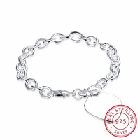 lekani luxury 925 sterling silver bracelets heart charm bracelet pulseiras de prata men women fine jewelry bracelet