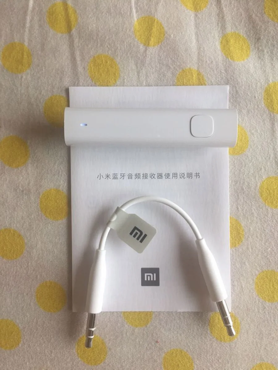 Xiaomi Bluetooth 4,2 приемник беспроводной адаптер 3,5 мм разъем AUX аудио музыка автомобильный динамик