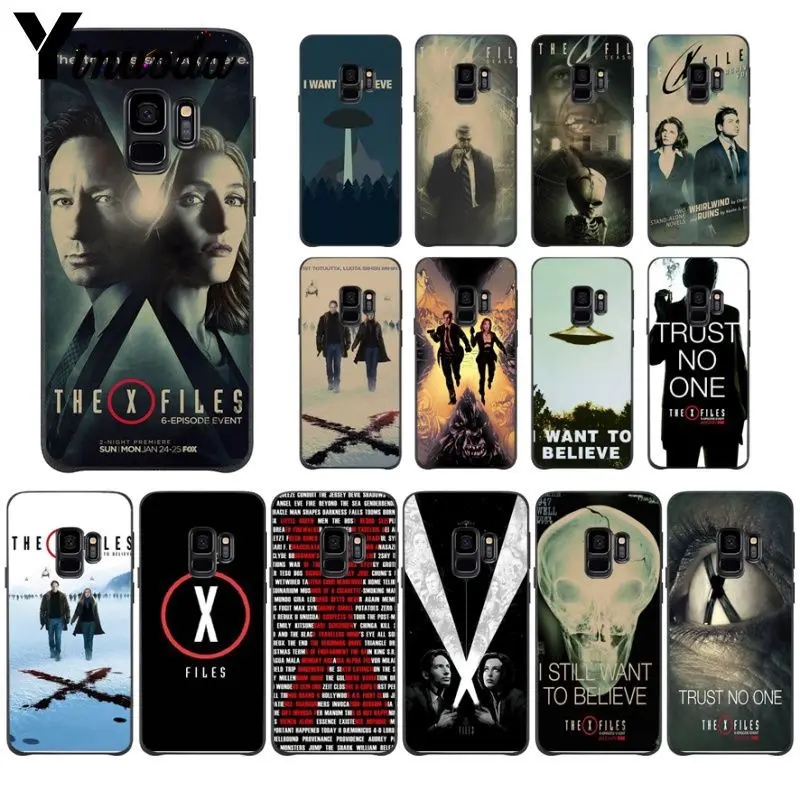 Yinuoda X file Alien UFO Ретро плакат крафт бумага мягкий чехол для телефона Samsung Galaxy s9 s8 plus