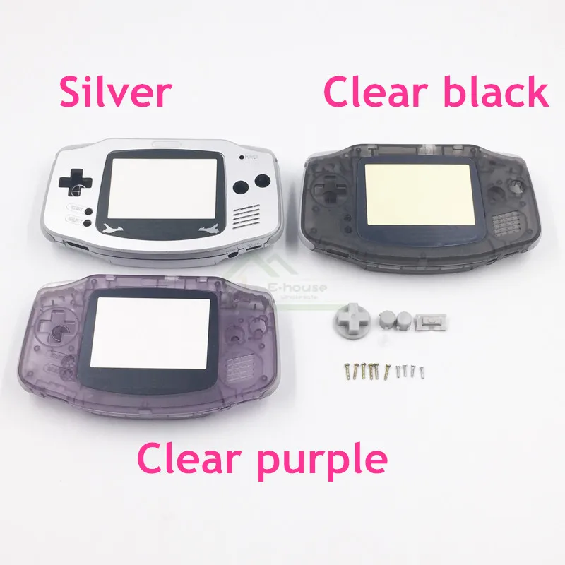 E house 5 шт. серебристый цвет корпус чехол замена кожи для Gameboy Advance игровой консоли