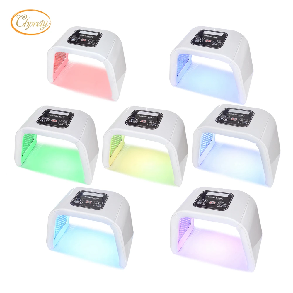 PDT светодиодная фотодинамическая маска для лица омоложение терапия