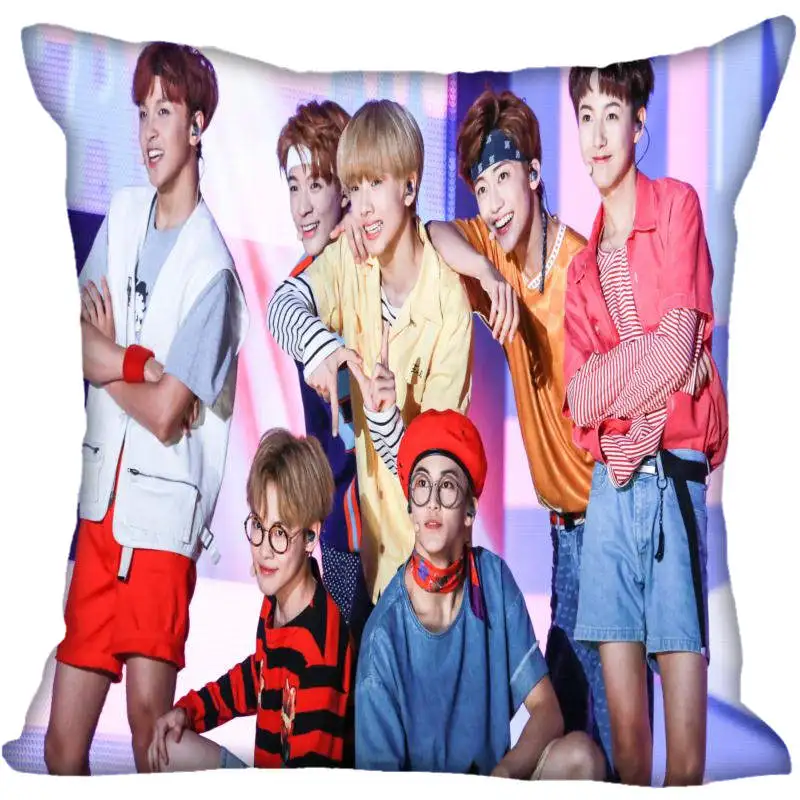 Новинка наволочки KPOP NCT с принтом квадратная шелковая наволочка домашние