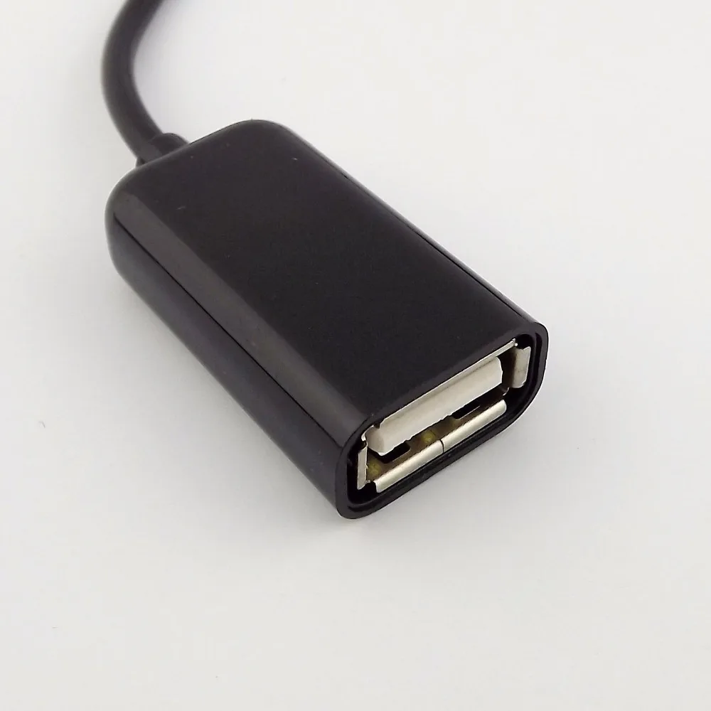 1 шт. Кабель адаптер OTG с Micro USB B папа на 2 0 A мама 15 см|Кабели для MP3/MP4-плееров| |