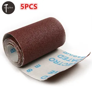 5 шт. 80 Грит широкая эмульсия тканевый рулон 50*9 см для шлифовки полировки инструменты для обработки металла Dremel аксессуары