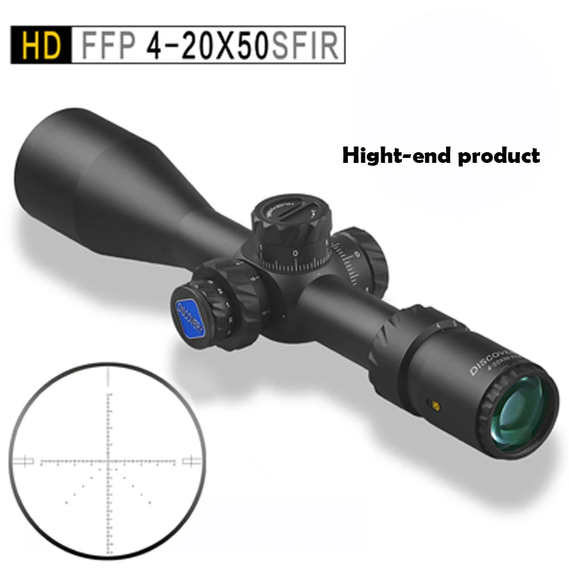 Обнаружение HD FFP4-20X50SFIR светильник оптический прицел Открытый Охота путешествия винтовка Монокуляр телескоп кодовый Пистолет Аксессуары