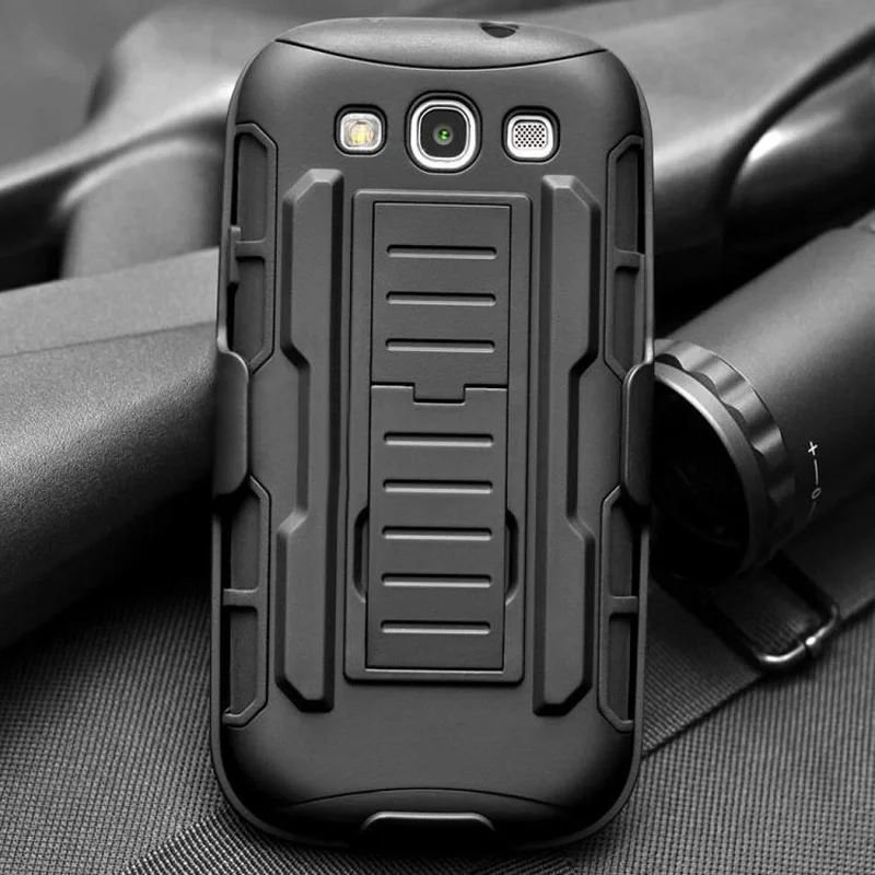 Ударопрочный гибридный чехол + Зажим для ремня кобура подставка чехлы iPhone/Samsung/LG G3