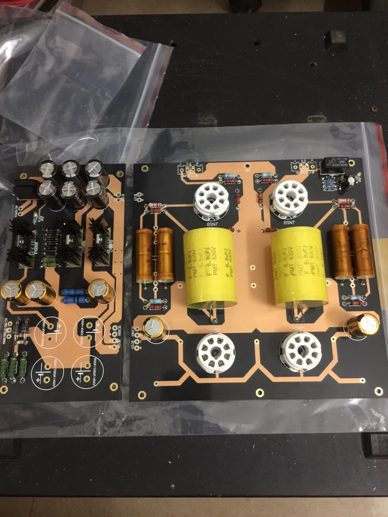 Lusya 6sn7 12AU7 Valve Tube Bile Preamp Pre-amp reference American rogue99 HiFi Balanced Bile Preamp DIY KIT T0657