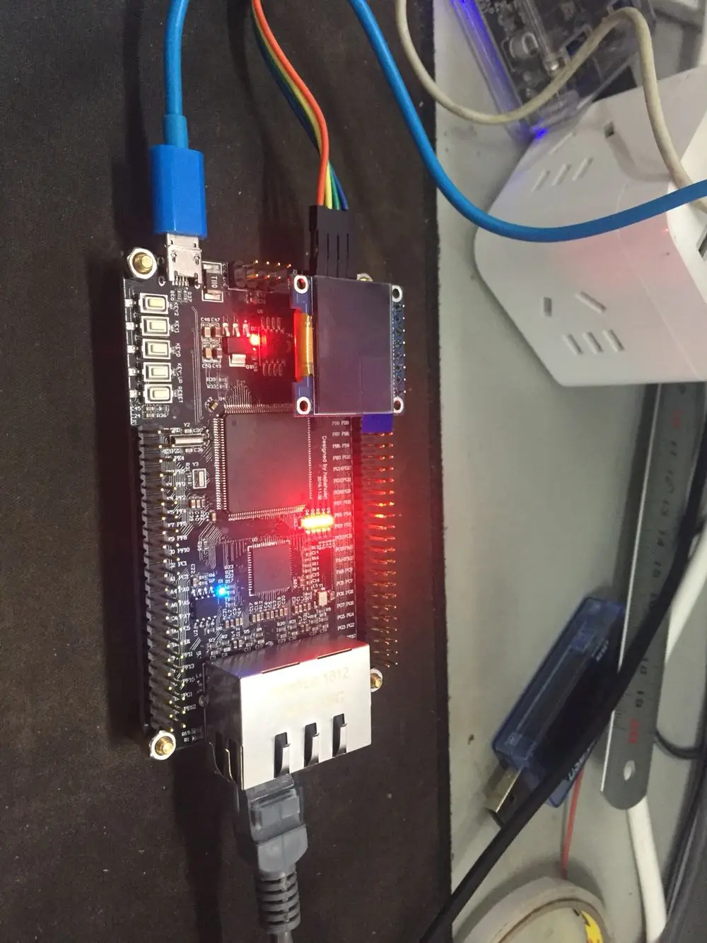 EtherCAT/LAN9252/STM32F407/CANOPEN/CIA402/макетная доска/обучающая доска