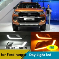 for ford ranger 2016 drl fog lamp daytime running light driving light ranger day light led