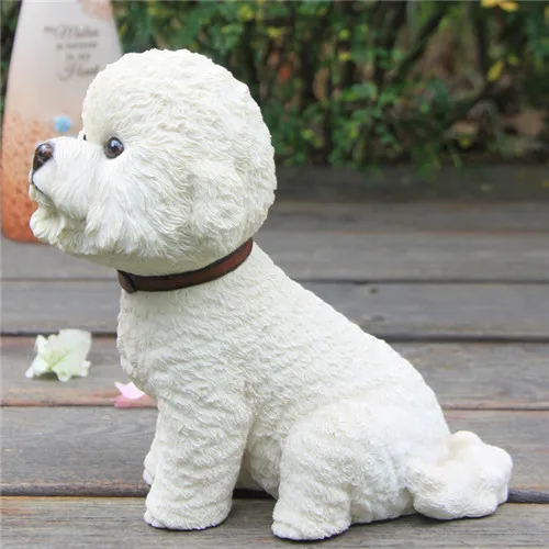 Ручная роспись яркая Смола ZAKKA фигурки животных ручной работы собака маленький