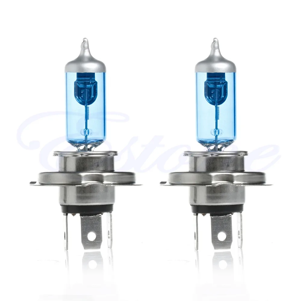 

2pcs H4 55W Light Bright White Car Headlight Bulbs Bulb Lamp 12V 5000K