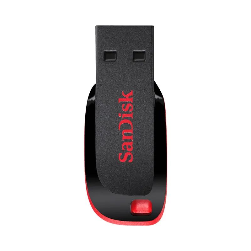 SanDisk USB флеш-накопитель 64 ГБ Флешка 32 Гб 16 Гб мини-флешка 8 ГБ флеш-карта памяти 128 г Cruzer Blade CZ50 Автомобильный USB ключ для ПК/телевизора