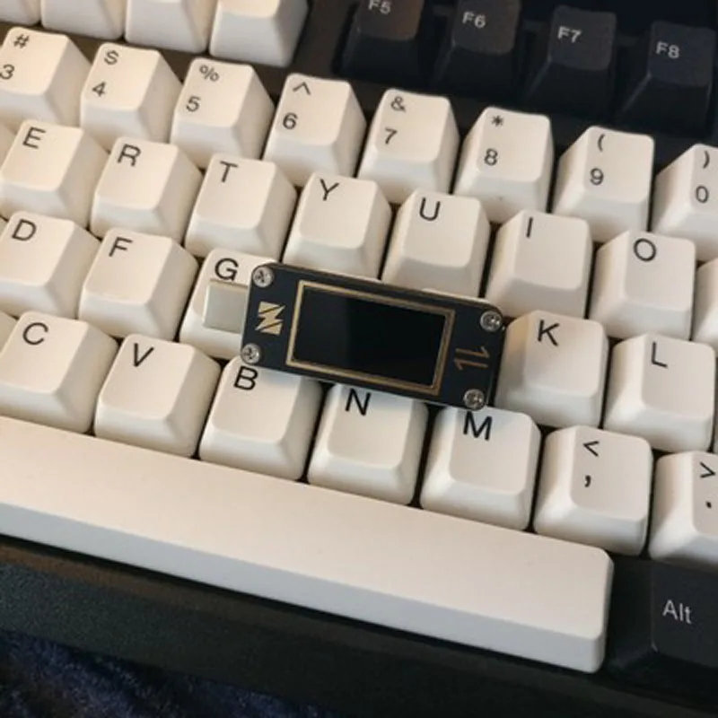 USB-тестер напряжения измеритель тока 5 А Тип C 12 В 24 OLED цифровой дисплей вольтметр