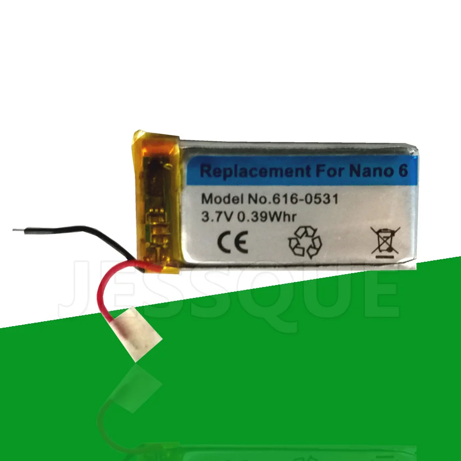 Набор инструментов + Аккумулятор 616-0531 0 39whr для Apple iPod Nano 6 6-го поколения 8 ГБ 16