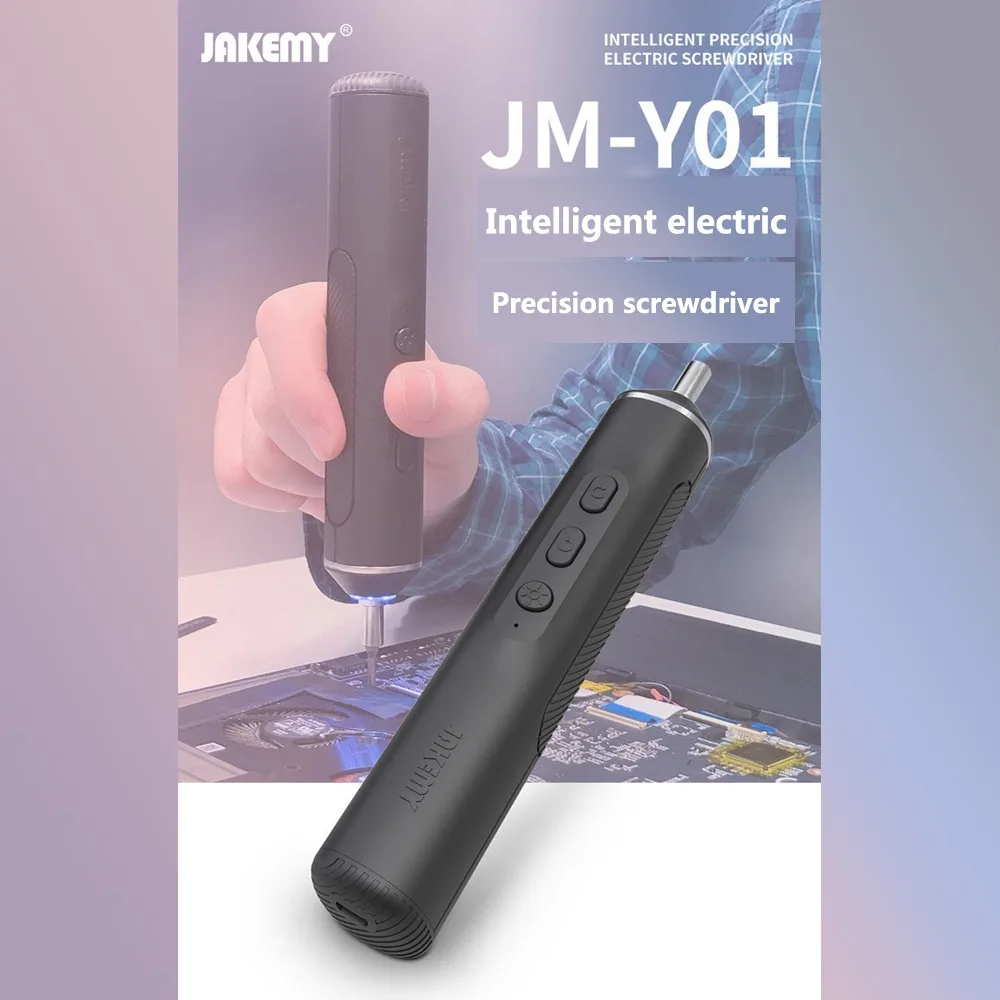 Многофункциональная электрическая отвертка Мини JM-Y01 умный крутящий момент для наружного и домашнего применения разобранный ремонт электроинструмент