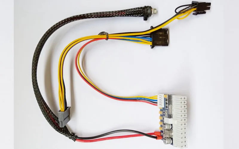 24pin DC ATX PSU, работающего на постоянном токе 12 В в Вход 160 Вт пиковый Выход переключатель DC-DC блок питания ATX Pico PSU мини ITX PC Питание для компьютера