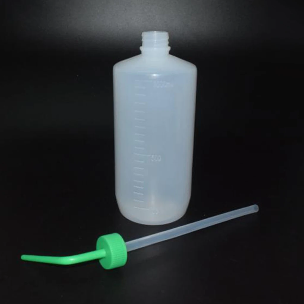 

1000ml Garden Watering Can Squeeze Water Soap Wash Bottle Curved GRN