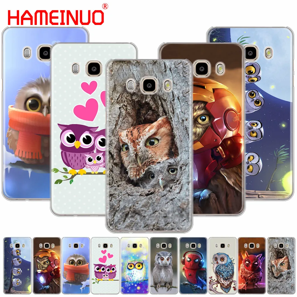 HAMEINUO милые совы мультфильм чехол для телефона Samsung Galaxy J1 J2 J3 J5 J7 MINI ACE 2016 2015 prime |