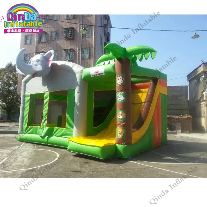 Надувной дом для прыжков с горкой 0 55 мм ПВХ|bouncy castle|bouncy castle salesinflatable bouncy |