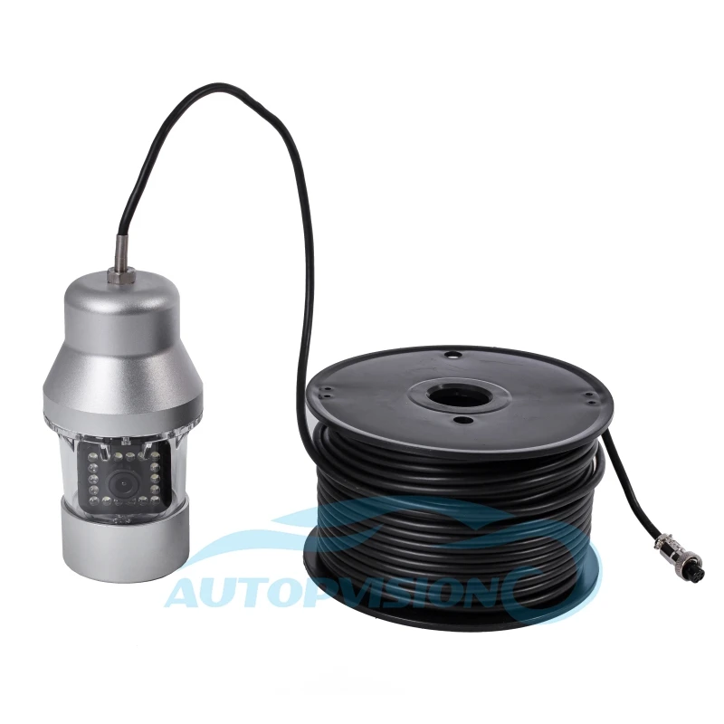 Цена F08S 50 м подводная камера система поиска рыбы Водонепроницаемая 1000TVL цветная видеокамера 360 градусов подводная вращающаяся рыболовная камера