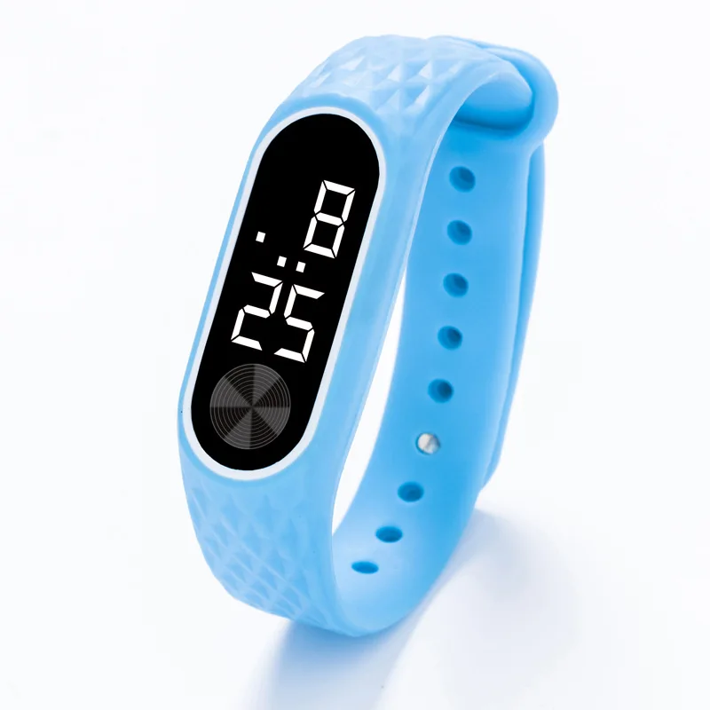 Blue 2 Children's Watches Kids LED Digital Sport Watch for Boys Girls Men Women Bracelet Electronic Silicone Watch relogio infantil - Цвет: Blue 2