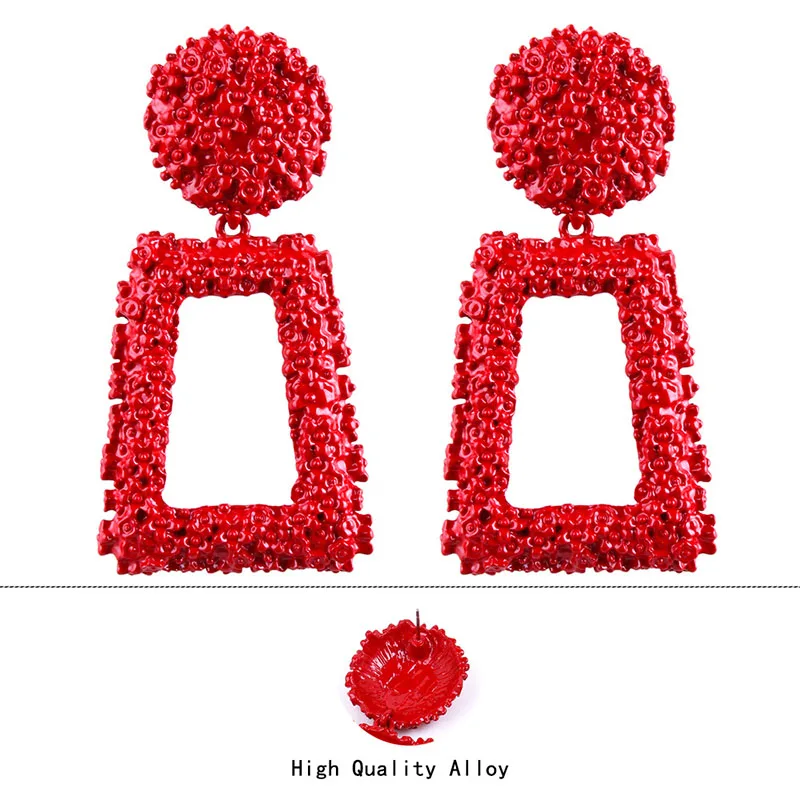 Европейский и американский стиль преувеличенные серьги индивидуальный тренд