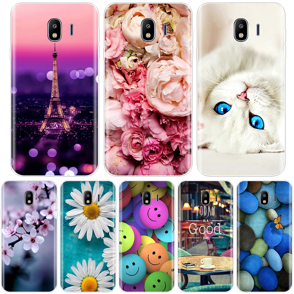 

Phone Case For Samsung Galaxy J1 mini J3 J4 J5 J6 J7 J8 Plus 2016 2017 2018 Soft TPU Silicone Cat Back Cover J2 core J5 J7 Prime