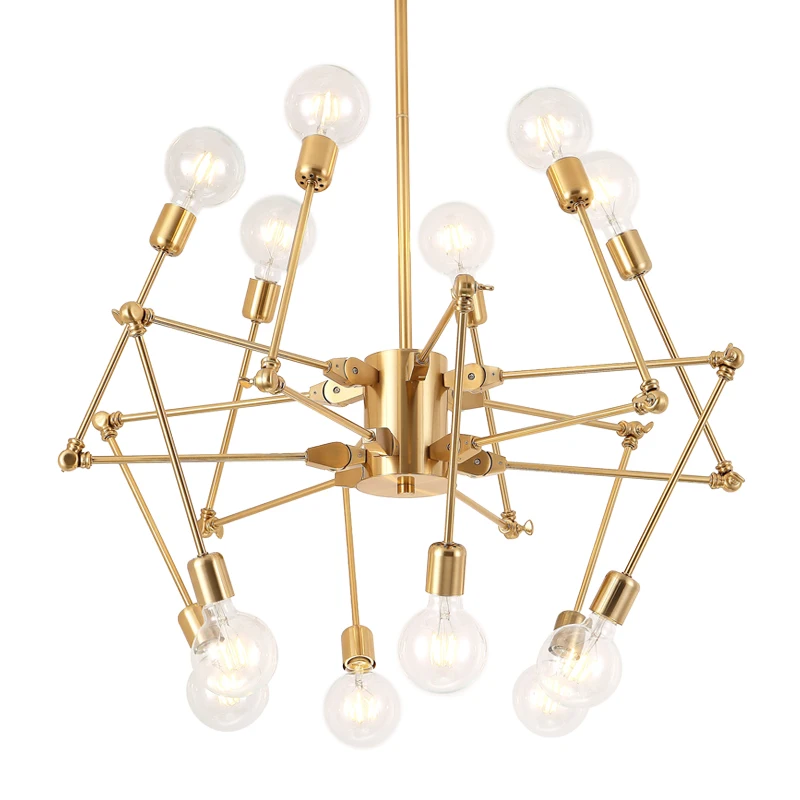 

Spider chandelier Nordic living room chandelier creative restaurant personality bedroom lighting spider lamp luminaire suspendu