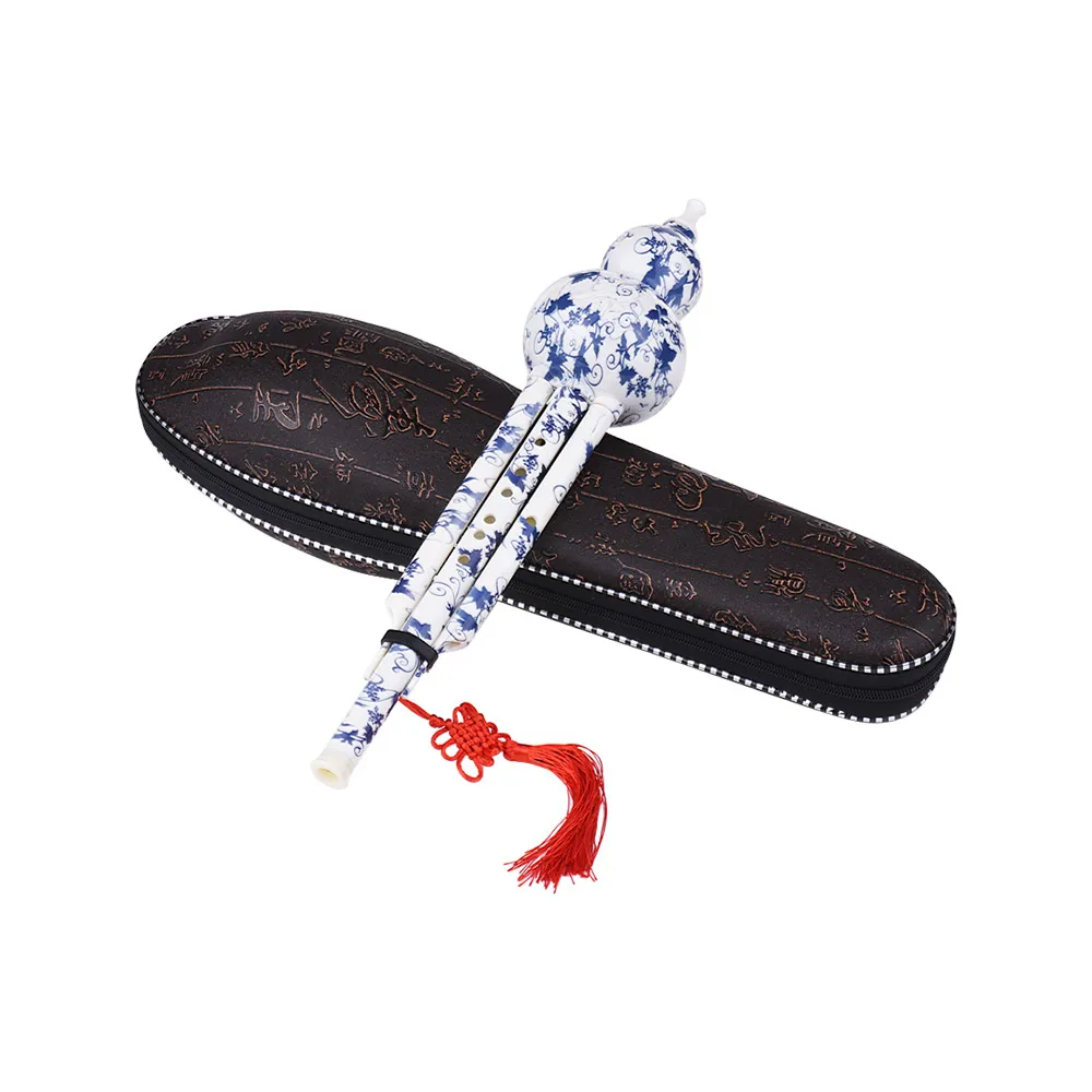 C-Key Hulusi Cucurbit Flute Bottle Gourd Китайский традиционный инструмент из полимерного