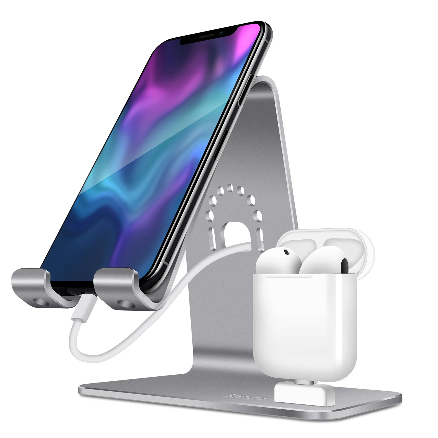 3 в 1 зарядная док станция держатель для Iphone XS 8 7 подставка Док телефона Настольный