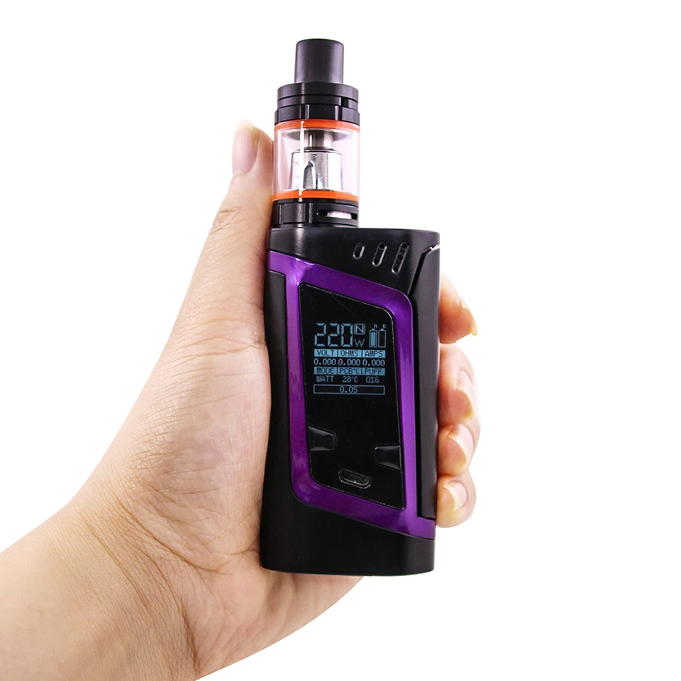 Оригинальный SMOK Alien комплект 3 мл TFV8 Baby Beast Tank 220 Вт Vape мод с батареей электронная