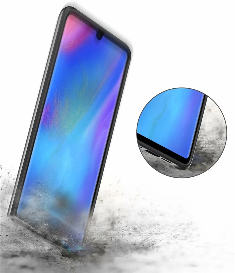 Деловой чехол для Huawei P30 Pro гибридный жесткий бумажник с отделением карт