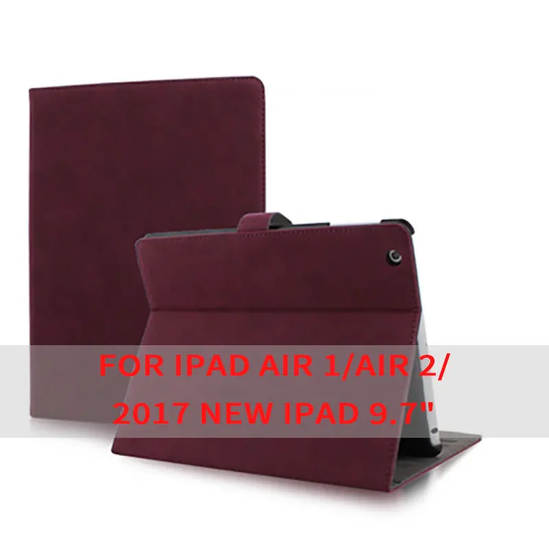 Ретро деловой чехол из ПУ кожи для iPad Air 1 2 Pro 9,7 fundas для Ipad 2 3 4 Mini 1 2 3 4 смарт-чехол для планшетов - Цвет: For new ipad)Air12-D
