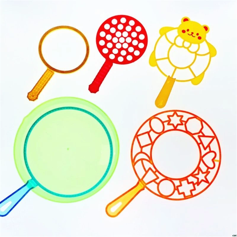 

6PCS/set Jumbo Colorful Bubble Wand Bubble Blower Toy Set For Kids Summer Outdoor Fun 7IN
