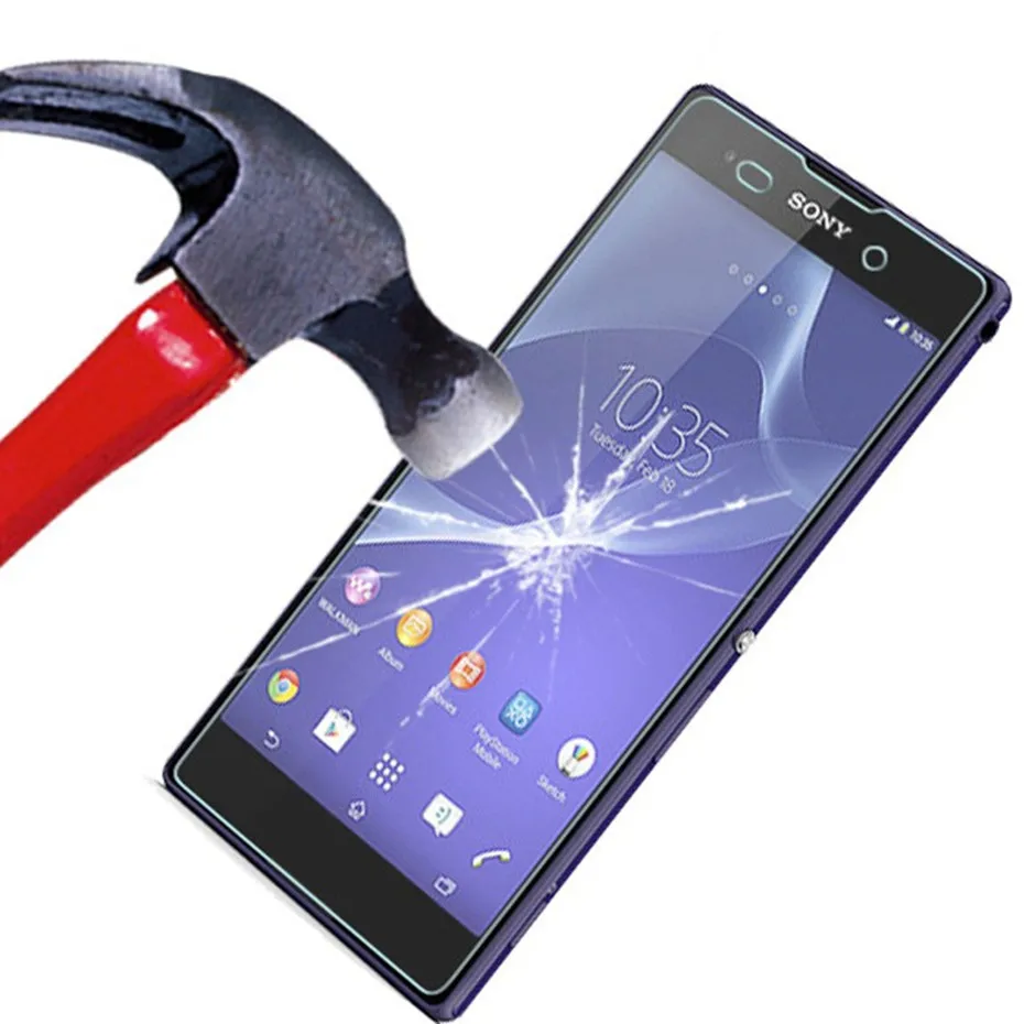 9H ультратонкое Защитное стекло для sony Xperia Z Z1 Z2 Z3 Z4 Z5 премиум-защита экрана закаленное стекло для sony C3 C4 C5 M2 M4 T3