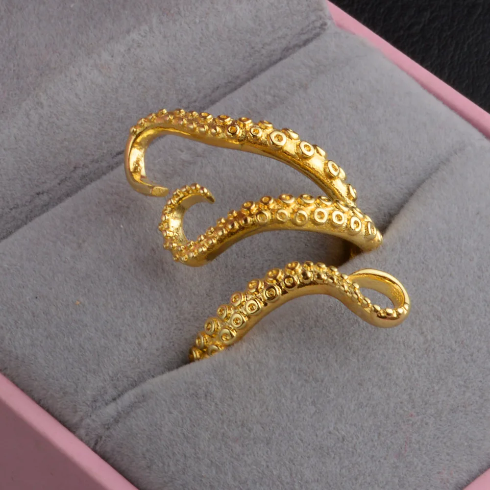 Регулируемый размер Винтаж в стиле панк Золотой/черный серебряный цвет