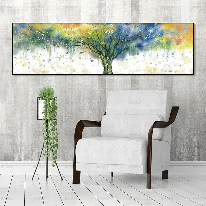

canvas wall art modern art painting living room and poster picture art print tree no frame wall picture decorative art painting