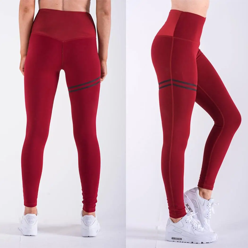 Женская мода Высокая талия эластичный пояс для йоги фитнес йога повседневные