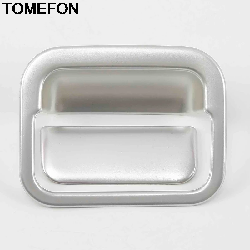 

TOMEFON Interior For Mitsubishi Outlander 2016 2017 Storage Box Handle Decoration Car Trims ABS Chrome Original Plant Lines