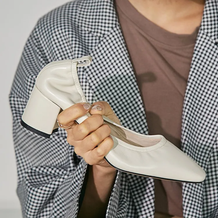 MLJUESE/женские туфли-лодочки из мягкой коровьей кожи без шнуровки свиной на