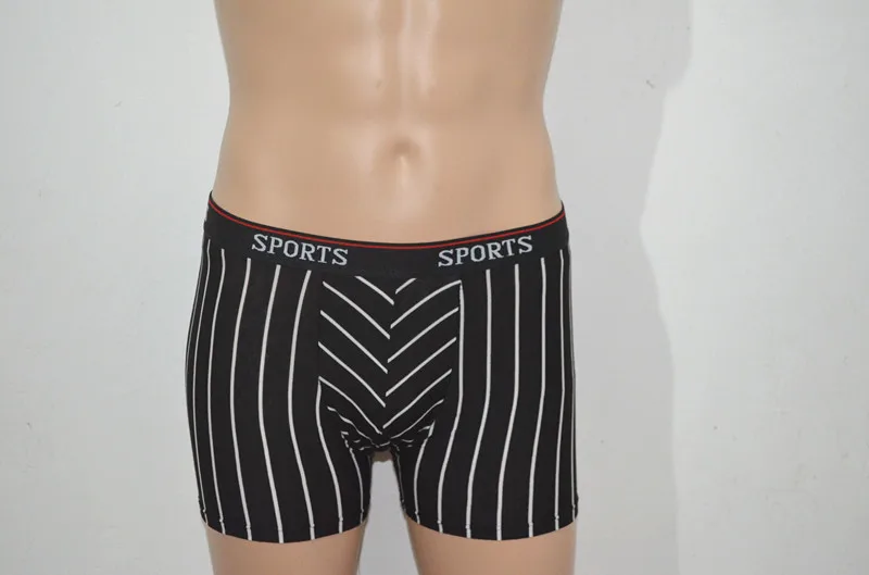 new Fashion High quality men underwear Man's brand Boxers shorts cotton stripe sports Trunks homens Cueca calzoncillos | Мужская