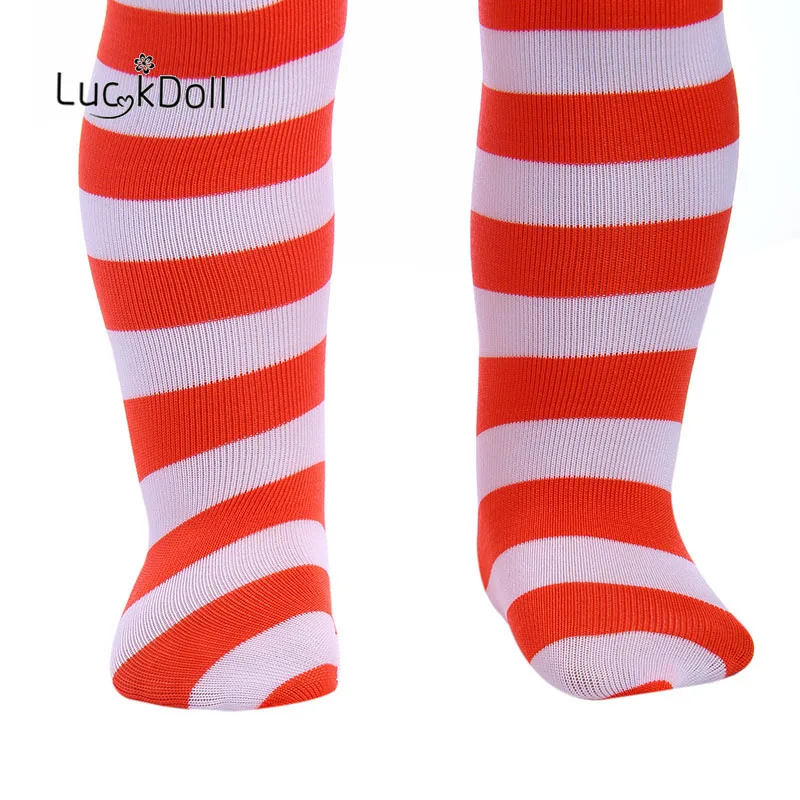 Полосатые Леггинсы LUCKDOLL 18 дюймов американская кукла 43 см аксессуары для одежды