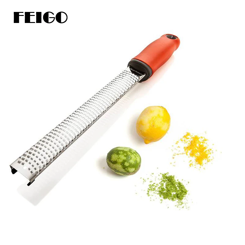 FEIGO 1 шт. кухонная терка для сыра лимонный зестер имбирь/картофель чеснок шоколад