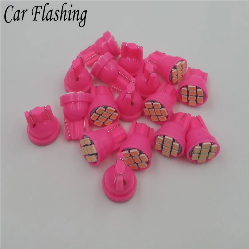 Автомобильные мигающие светодиодные лампы T10 8 smd 100 8SMD 1206 194 168 W5W 192 12 В 3020 шт.|led t10|t10
