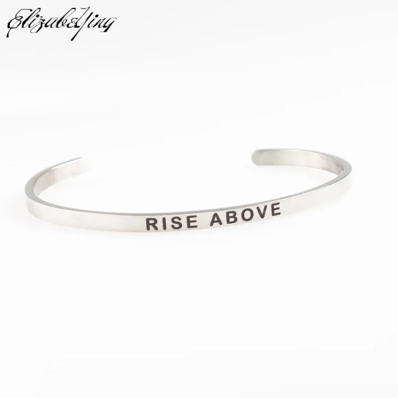 Мужской браслет с мантрой из нержавеющей стали 4 мм гравировкой|Браслеты| |