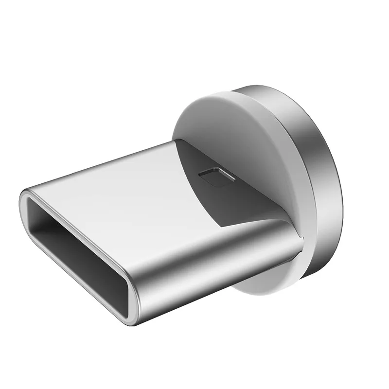 USLION светодиодный магнитный Micro usb кабель для передачи данных для samsung S10 type-c зарядный Магнитный зарядный адаптер usb type-C Мобильные кабели - Цвет: For Type C Plug