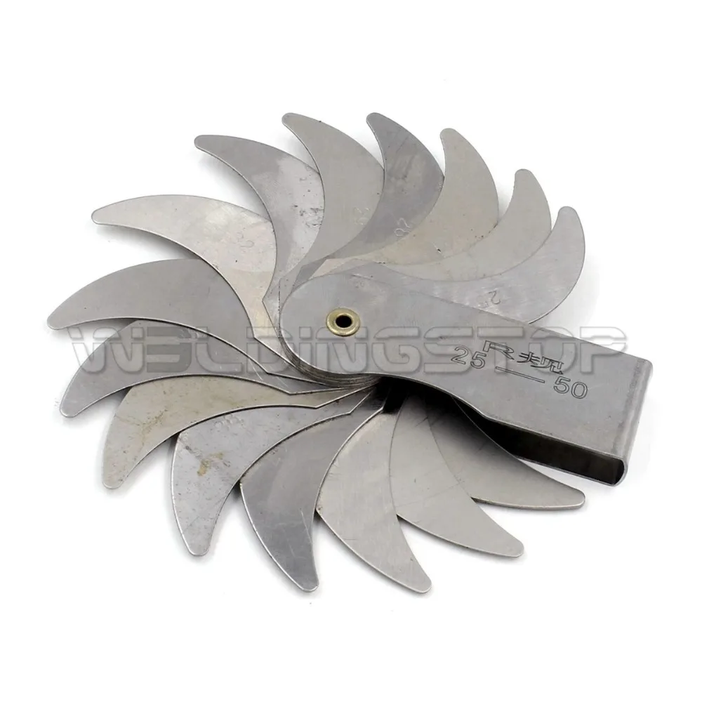 Прибор для измерения радиуса Вогнутый выпуклый конец внутренней и внешней