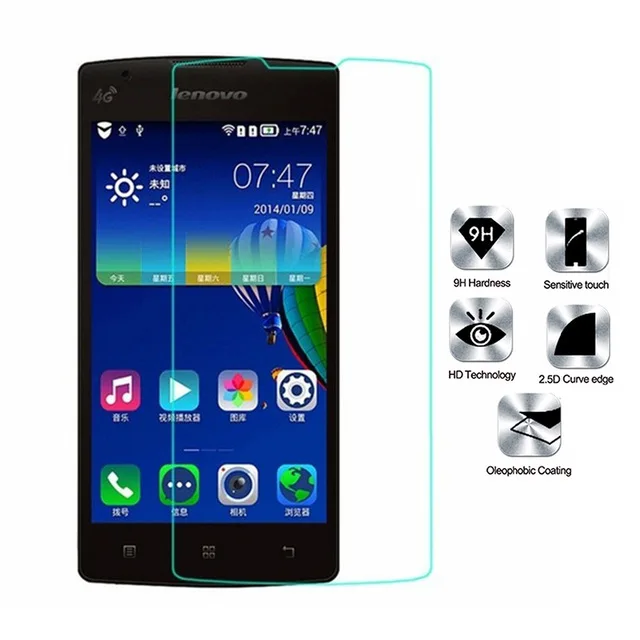 10 шт./лот 2.5D закаленное Стекло для lenovo A1000 9 H Высокое качество взрывозащищенные