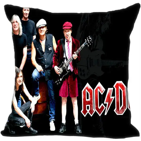 Square Pillowcases Декоративная Наволочка на заказ, музыкальная лента, Acdc стиль, квадратная Наволочка на молнии, 35X35,40x40,45x45 см(одна сторона), 180516-54 - Цвет: Square Pillowcases